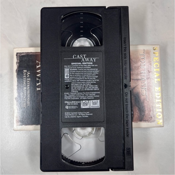 EUC Cast Away (2000) VHS - Picture 5 of 5